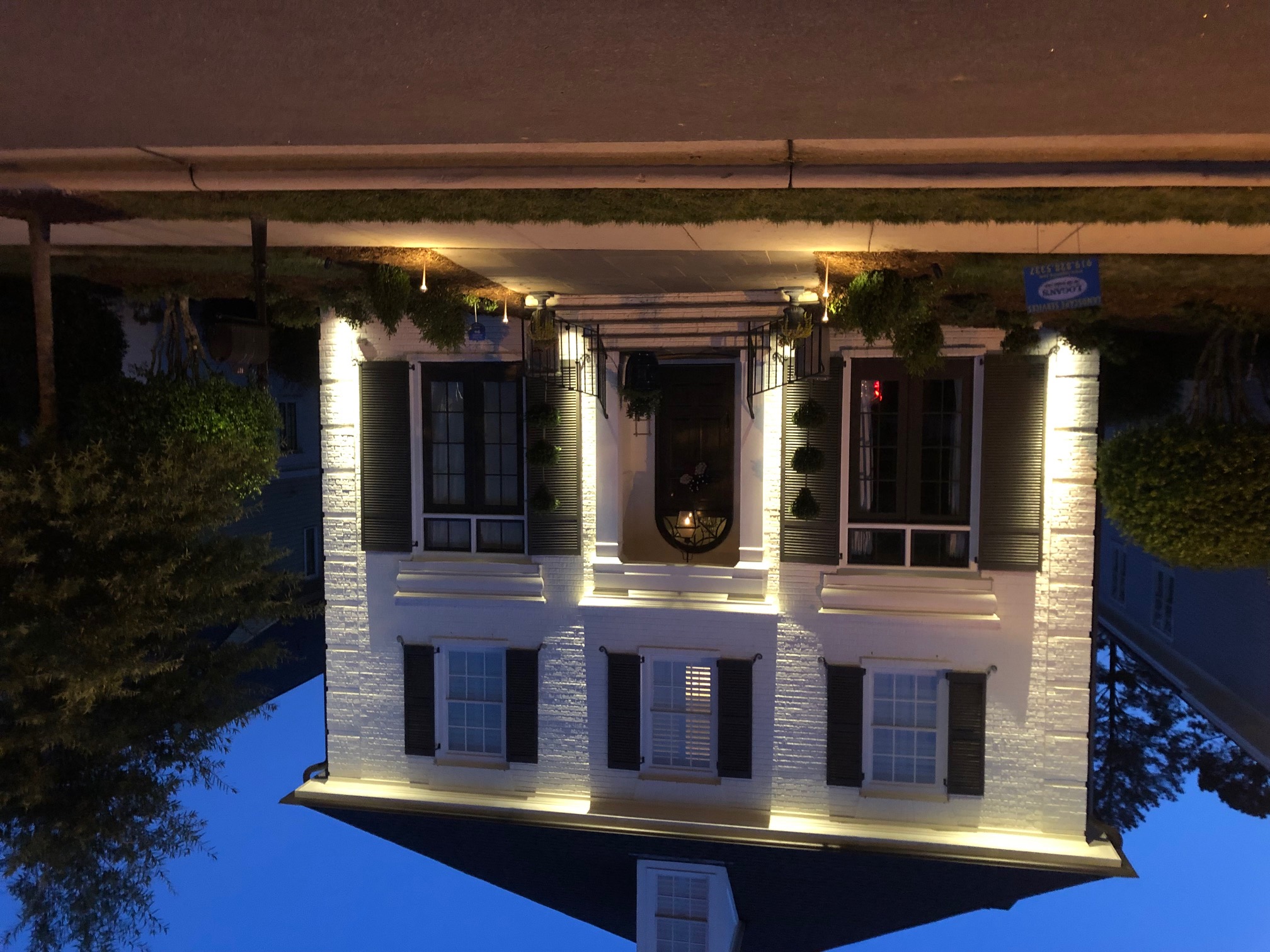 Irrigation lawn trench